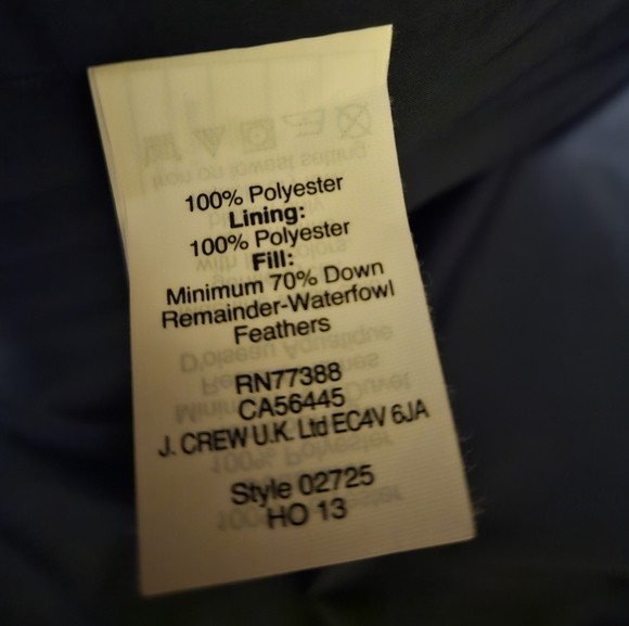 J crew navy puffer vest - Picture 3 of 3